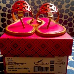 Brand new TB Miller Fringe sandal.